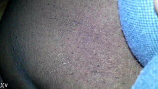 Sexy Ebony Bbw Masturbates Hairy Pussy With Vibrator In Homemade Solo