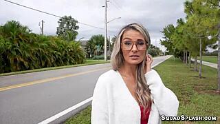 Nicky Rebel pounds MILF Mandy Rhea with big cock in doggystyle and cowgirl.