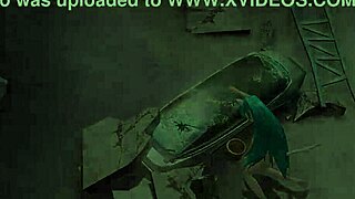 hatsune miku in a full nude cat costume