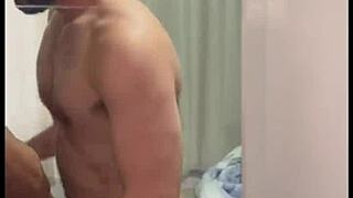 After aunt leaves, two pros indulge in bdsm