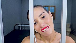 Uniformed Colombian cop catches blonde Argentinean slut and fucks her at the station. He swallows all her cum with jeanpauloficial and sol peterson