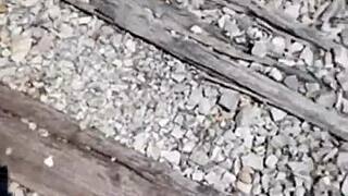 fisherman catches runaway stripper for a dirty golden shower