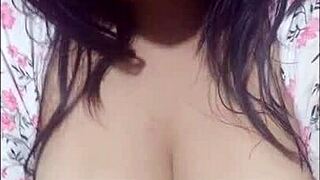 My stepsister's first homemade video where she handles herself