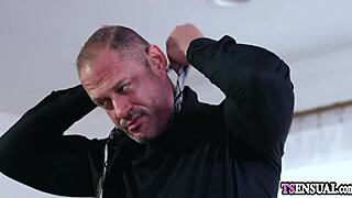 Can a Ladyboy Shemale Dominate This Male Servant Anal?