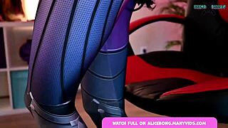 Alicebong's Overwatch Cosplay Double Anal