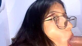 My friend's girlfriend sucks my cock and offers her ass to me.