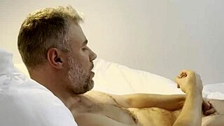 Daddy jerks off and finishes the handjob with a big cumshot 😉