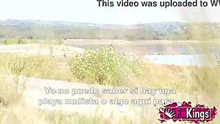 Briseida's on an 18+ outdoor hunt, will you get lucky and fuck her? 😉