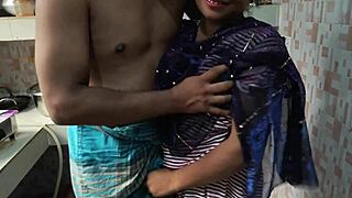 I Fuck My Step Sister-In-Law In The Kitchen, Showing Her Big Natural Tits