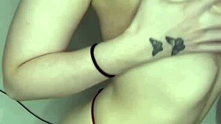 Horny British Slut Solo Play with Toys and Squirting