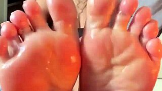 redbone soles oiled up 😍