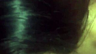 The young girl takes the rod only in her ass and I cum inside, it was intense