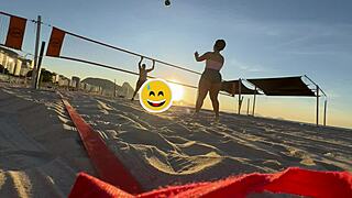 Colombian Big Booty Fucked After Training