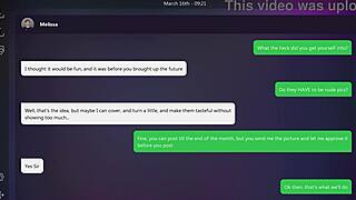 Melissa sends dirty texts in this playful ending