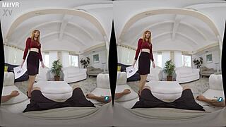 Holy Shit, Lauren Phillips In Stepmom Blackmail On Milfvr With Her Big Tits!