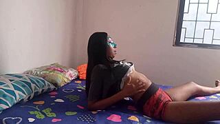 hot latina gropes tits in transit