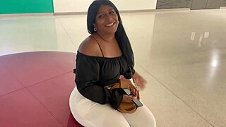 Can That Big Ass Brunette Handle A Horny Stranger's Rough Fuck?