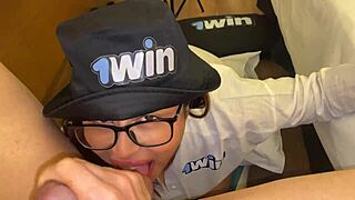 Colombian Milf Gives Sloppy Blowjob to Big Cock