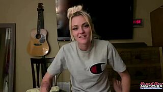 Finger Fuck That Twat, Petite Blonde!