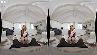 Holy Shit, Lauren Phillips In Stepmom Blackmail On Milfvr With Her Big Tits!