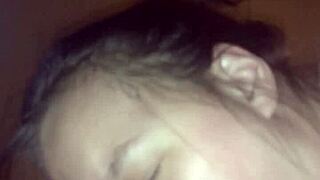 The shy girl returns for another facial session in POV.