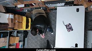 step daddy makes sex deal for his bratty shoplifter