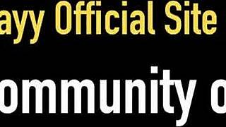 Gorgeous nina kayy takes his warm load of cum on her nice big tits