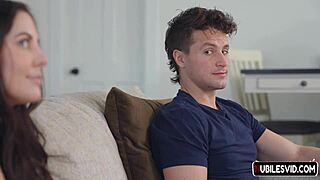 Little princess takes stepbrother's picture