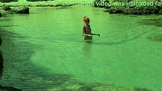 Look At That Pink Bikini In The Beautiful Bay!