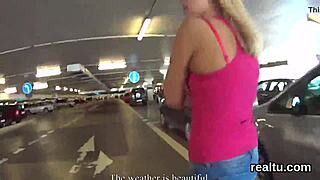 oh, charming czech sweetie seduced in mall, fucked in pov!