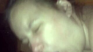 The shy girl returns for another facial session in POV.