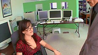 Jennifer White Sure Is a Busty Secretary SqF