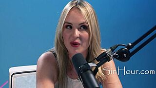 Lilly Bell's interview and solo masturbation session