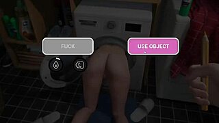 stepmom got stuck in washing machine game