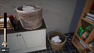 stepmom got stuck in washing machine game