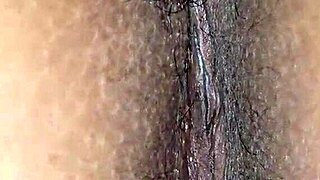 Veredlatina's small tits get wet with precum and cum in this couple video