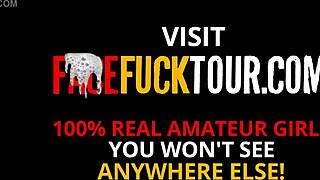 that latina redhead slut getting hardcore sloppy face fucking in the back alley