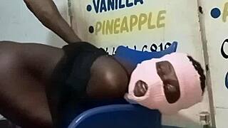 skinny african teen slut loves getting fucked rough and hard