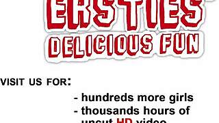 Alisa and lea, all natural brunettes, in lesbian passion.