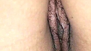 Veredlatina's small tits get wet with precum and cum in this couple video