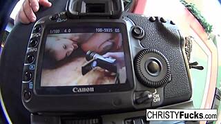 Hot Christy Mack Plays With Amazing Tits And Wet Pussy On Kitchen Counter