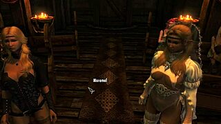 meralin & eralin fuck in skyrim