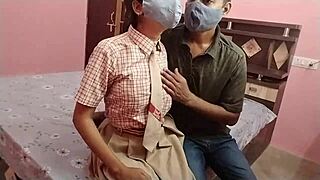 Eighteen-Year-Old Indian Student Loses Virginity In Doggy Style With Big Boobs