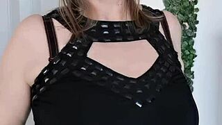 Stepmother Teases Stepson With Huge Breasts And Seduces Him!