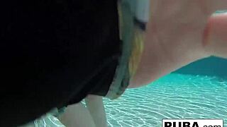 Samantha Rone in underwater pool session