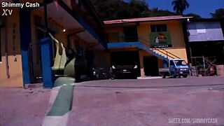 Eighteen-Year-Old Latina Teen Gives Public Blowjob Outside Front Lawn Broad Daylight