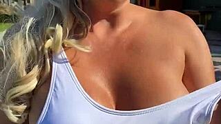 Wow, Lenushka's big tits tease in this hot compilation!