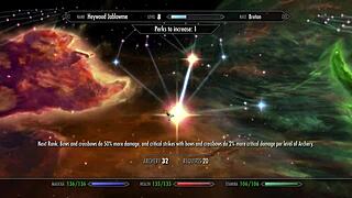 What happens when Nonkh plays Skyrim with Sarthis Idren?