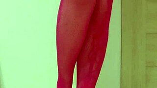 Cute girl in sexy lingerie fingers her hairy pussy to orgasm in solo homemade.