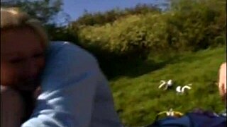 British Blonde Lisa Trisconi Gets Anal Banged in a Wild 4some Gangbang with Cumshots